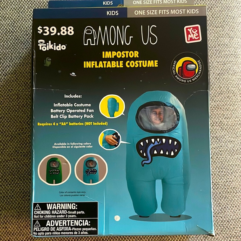 Brand new Among Us Inflatable costume